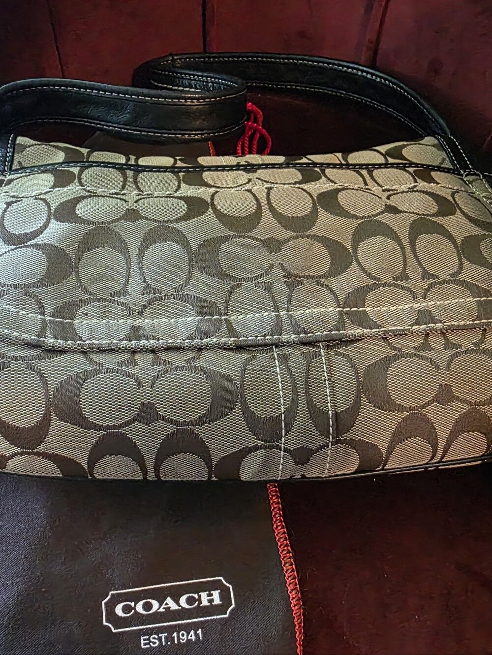 Authentic Coach Carly / Soho Shoulder Bag - Style 11027 Y2zk - Picture 7 of 8